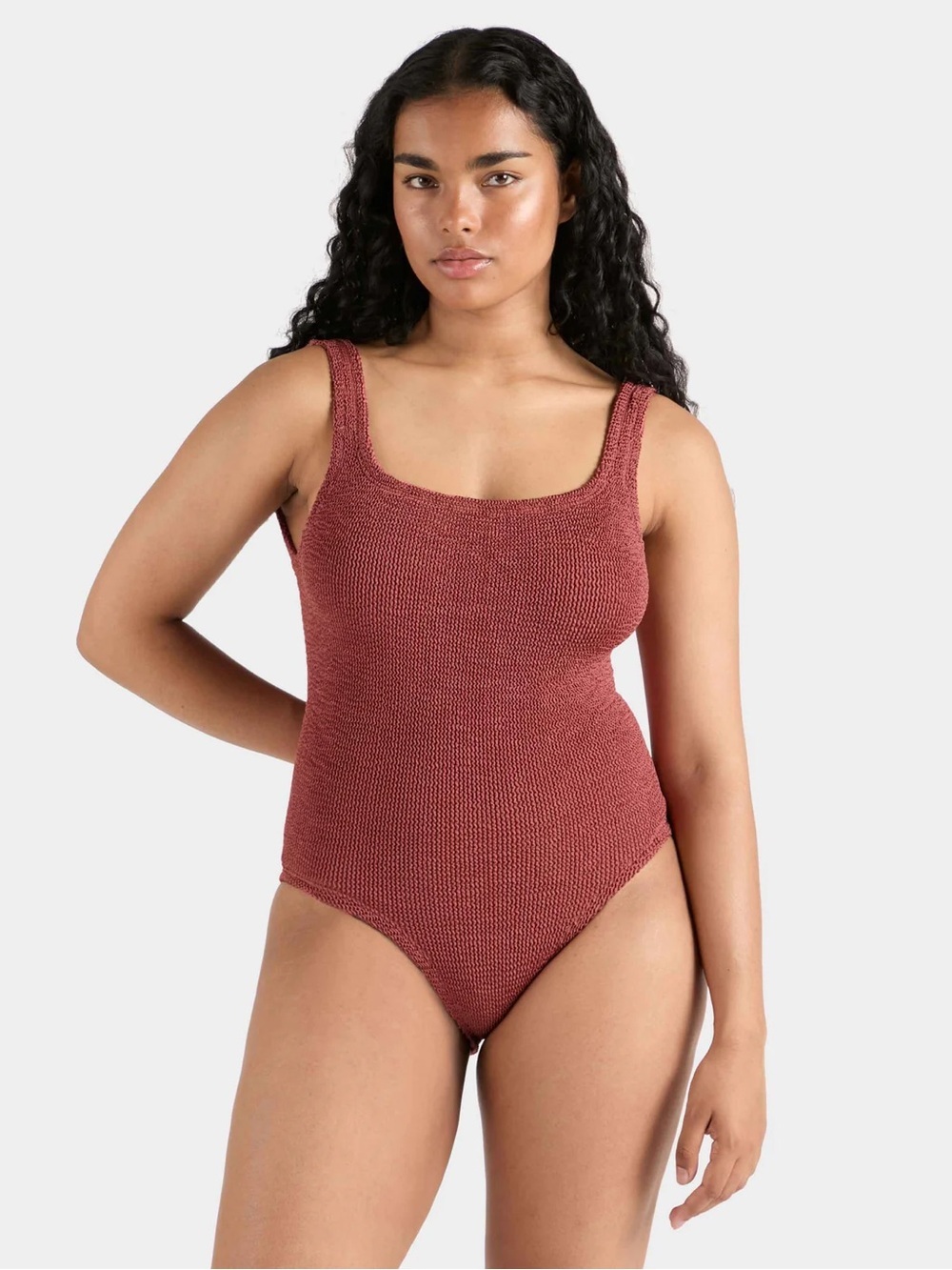 Hunza G Square Neck Bathing suit NWT